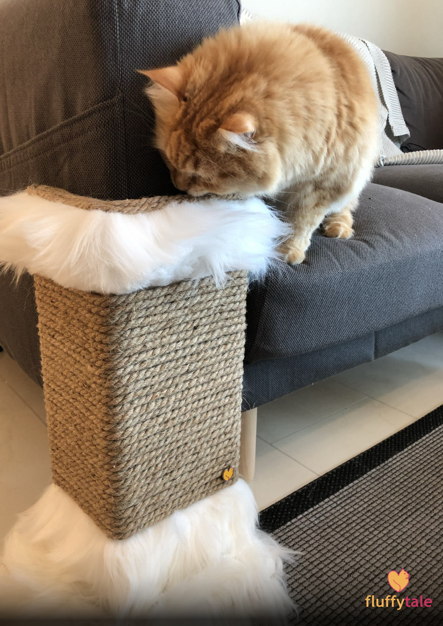 Fluffy Tale Couch Scratcher