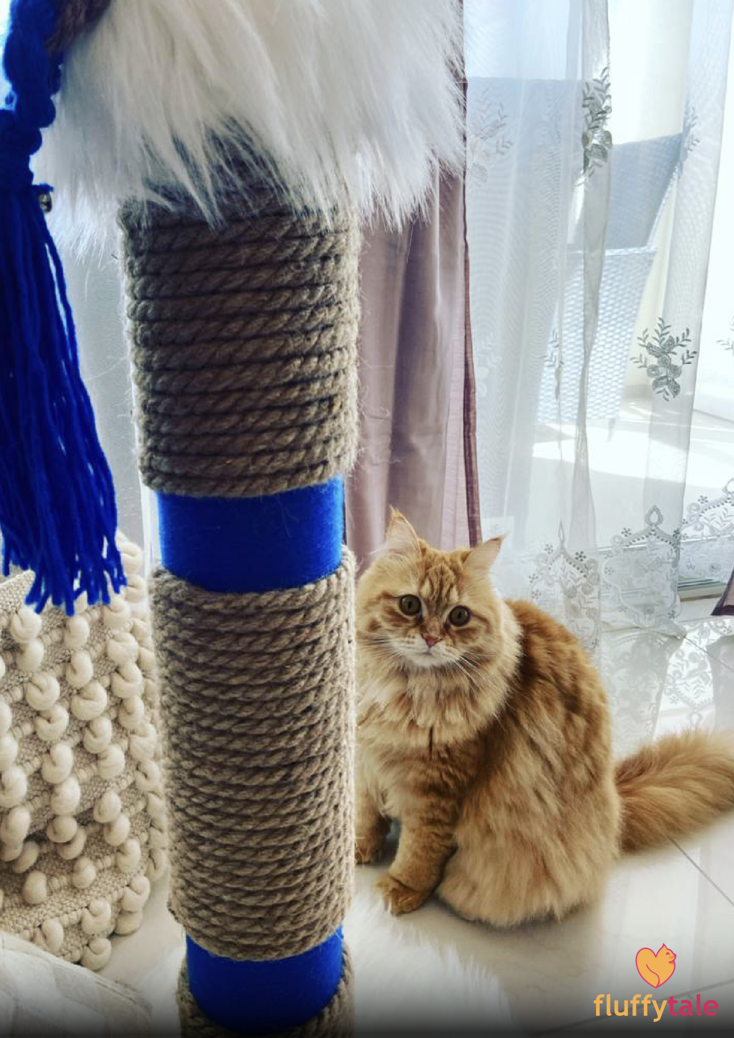 Fluffy Tale Cat Scratcher